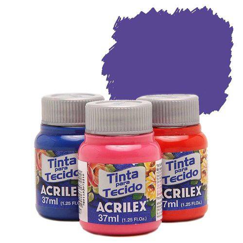 Tinta Tecido Fosca - 37ml - Violeta Cobalto - 540 - Acrilex