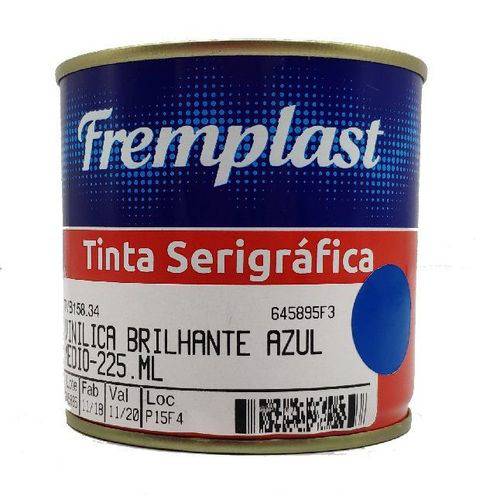 TINTA VINILICA BRILHANTE AZUL MÉDIO - 225 Ml
