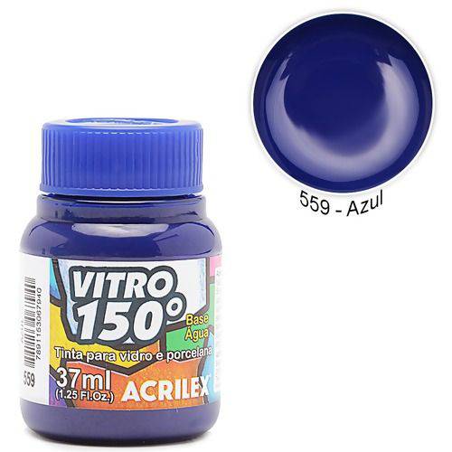 Tinta Vitral Acrilex 150 037 Ml Azul