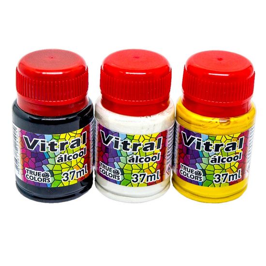 Tinta Vitral True Colors 37ml Brilhante 1500 - Incolor