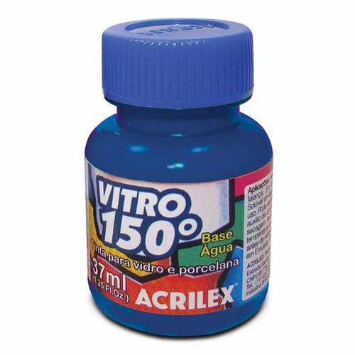Tinta Vitro 150º Acrilex 37ml Azul Intenso 578