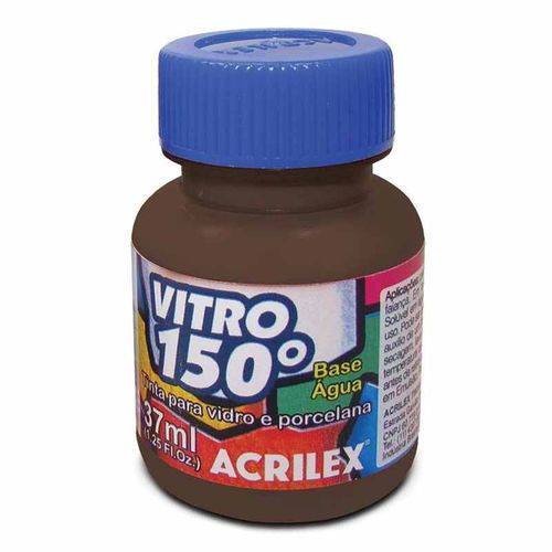 Tinta Vitro 150º Acrilex 37ml Marrom Escuro 526