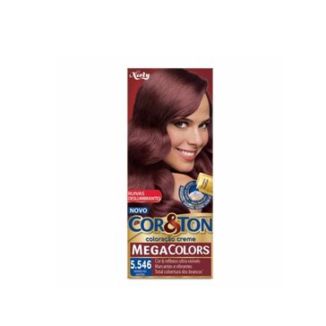 Tintura Cor & Ton Mini Kit Mega Colors 5.546-Vermelho Amora