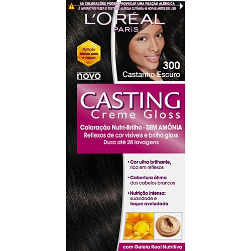 Tintura L'Oréal Casting Gloss 300 Castanho Escuro