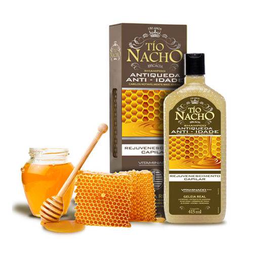 Tío Nacho Shampoo Antiqueda/Anti-idade Vit Geléia Real 415mL