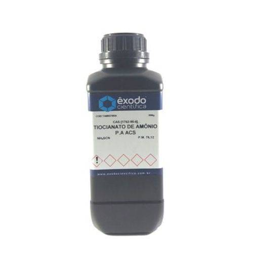 Tiocianato de Amonio Pa Acs 500g Exodo Cientifica