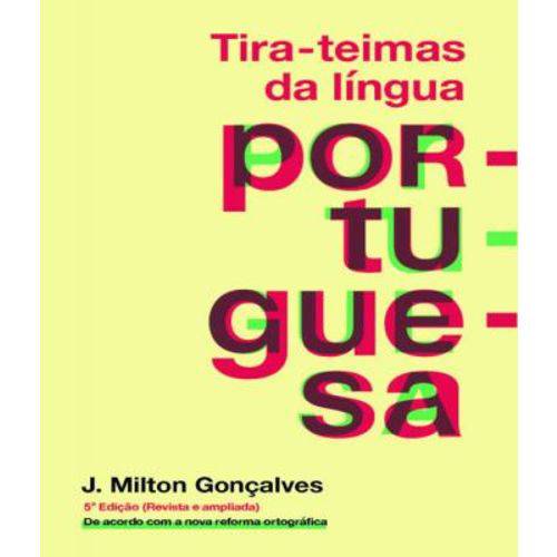 Tira-teimas da Lingua Portuguesa - 05 Ed