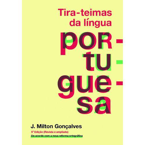 Tira Teimas da Lingua Portuguesa - Gryphus