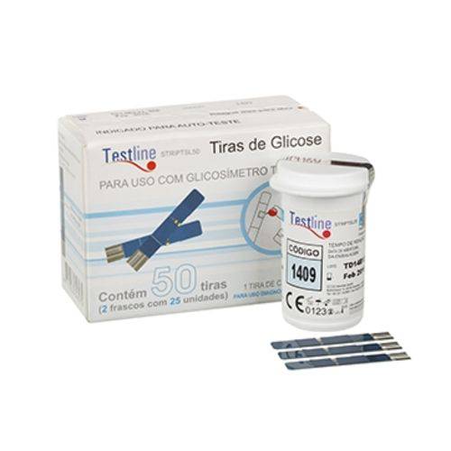 Tiras de Glicose - Testline - Cód: Striptsl50