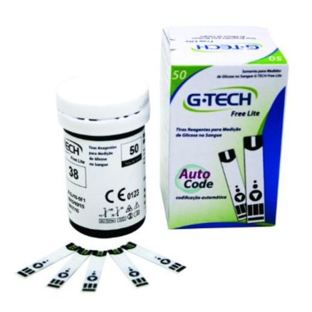 Tiras Glicemia G-Tech Free Lite 50 Unidades