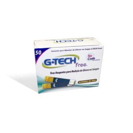 Tiras para Teste de Glicemia G-Tech Free 1 C/ 50