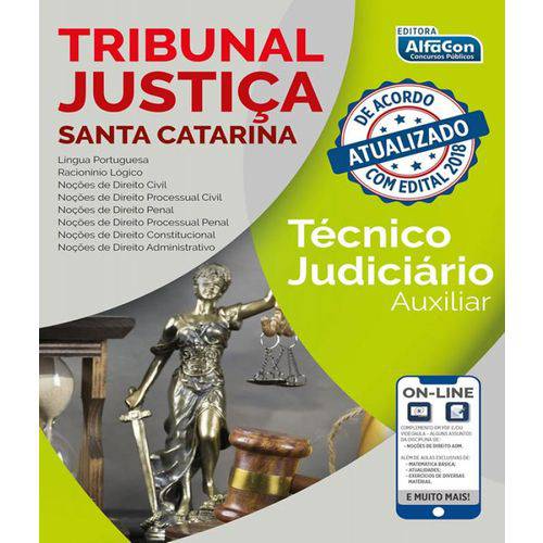 Tj Sc - Tribunal de Justica de Santa Catarina Tecnico Judiciario Auxiliar