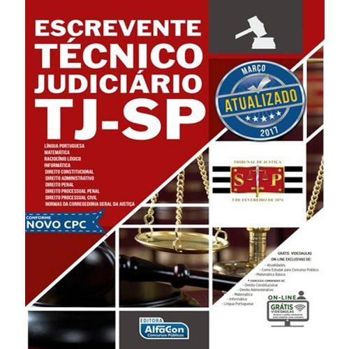 Tj-sp - Escrevente Tecnico Judiciario - Tribunal de Justica de Sao Paulo