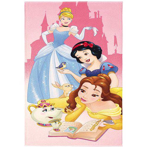 Toalha Aveludada Infantil Menina Lepper Disney Princesas