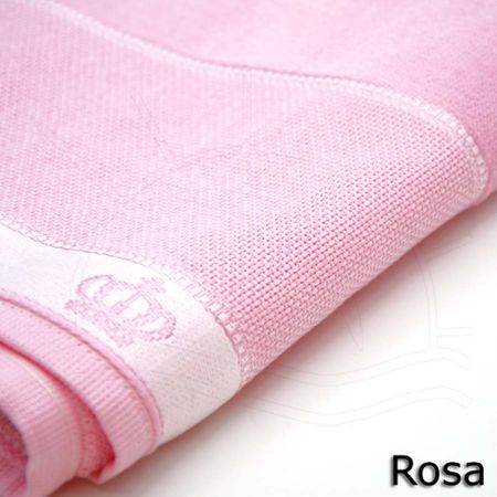 Toalha com Capuz Velour Jacquard Baby Classic 5211 - Rosa