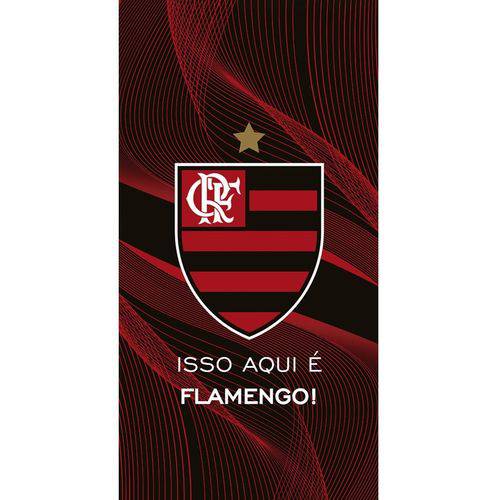 Toalha de Banho Aveludada Dohler Flamengo