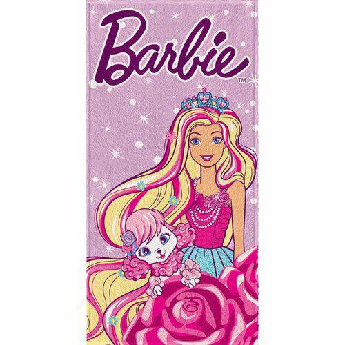 Toalha de Banho Barbie Felpuda Infantil Pet