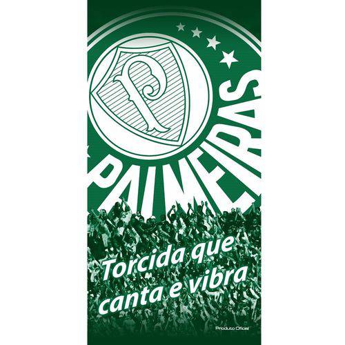 Toalha de Banho Bouton Veludo Times Palmeiras Ii