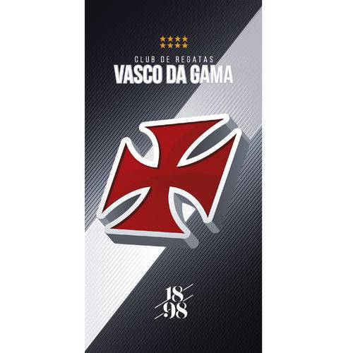 Toalha de Banho - Clubes de Futebol - Vasco - Mod 07 - Aveludada - Dohler