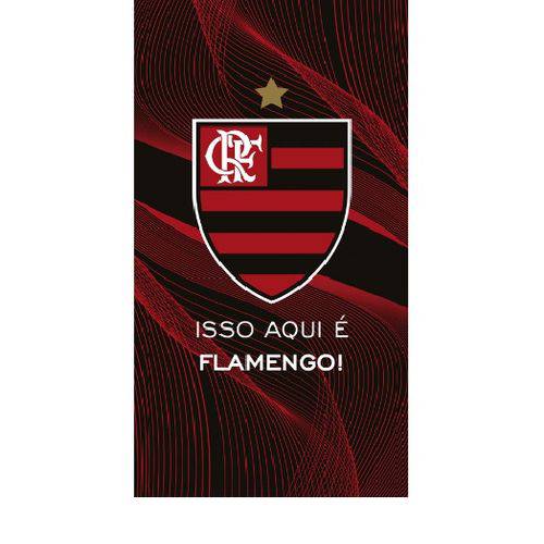 Toalha de Banho Dohler Aveludada Flamengo