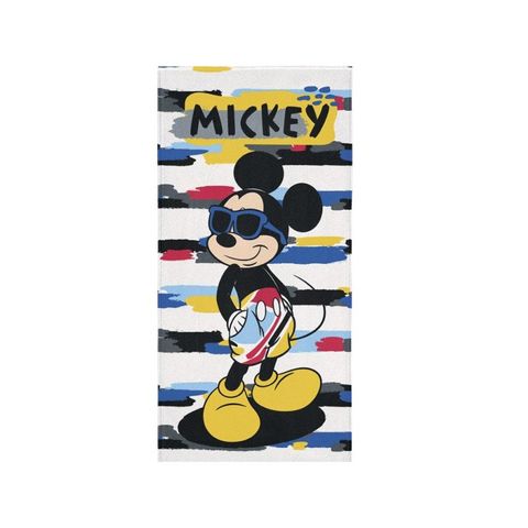 Toalha de Banho Infantil Lepper -Aveludada Estampada Mickey