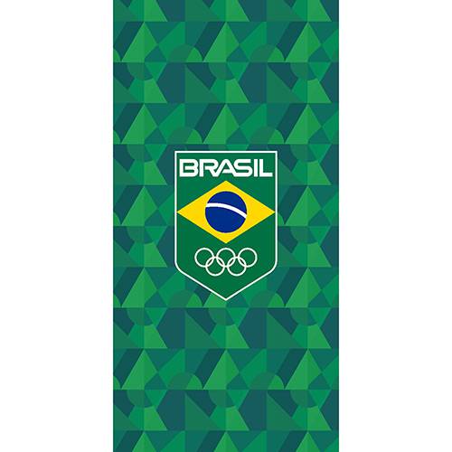 Toalha de Banho Olímpica Rio 2016 Time Brasil 2 Verde - Buettner
