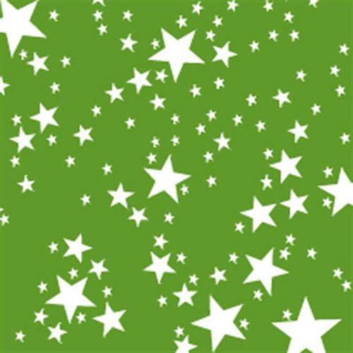 Toalha de Mesa Descartável Estrela Verde Claro 10 Unidades Plaspet