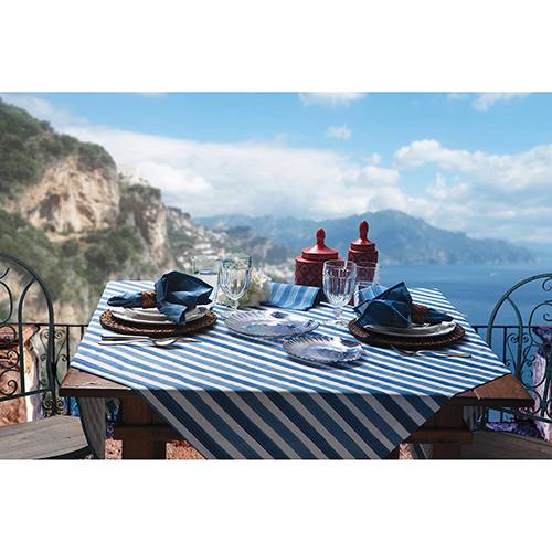 Toalha de Mesa Quadrada 180x180cm Amalfi - Naturalle Fashion