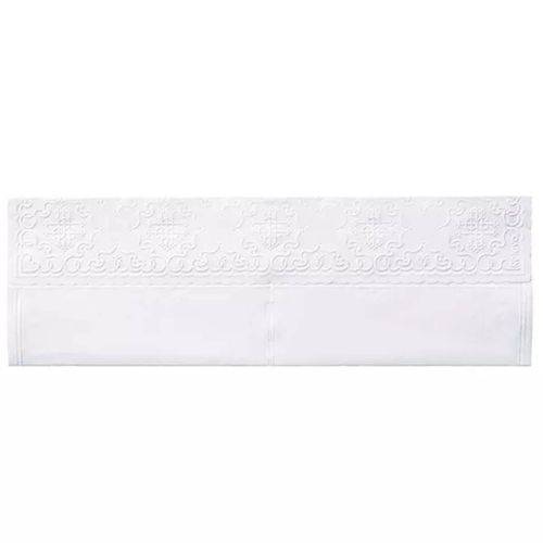 Toalha de Papel para Lavabo Descartável Branco Mod. Trevo - 25,5x28,5cm - 50 Unidades