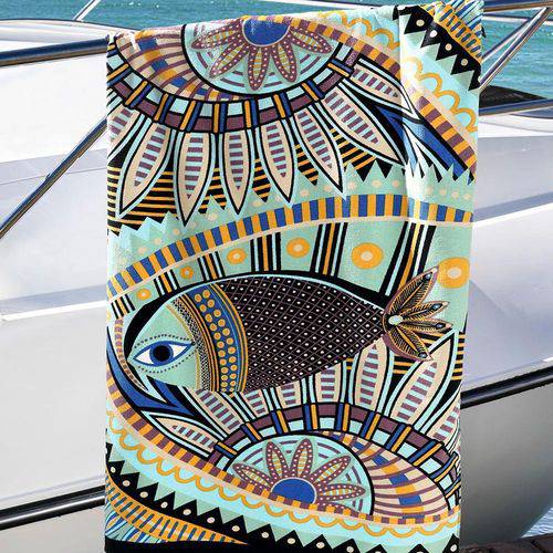 Toalha de Praia - Buettner - Linha Beach Collection Fashion - Estampa Namibia