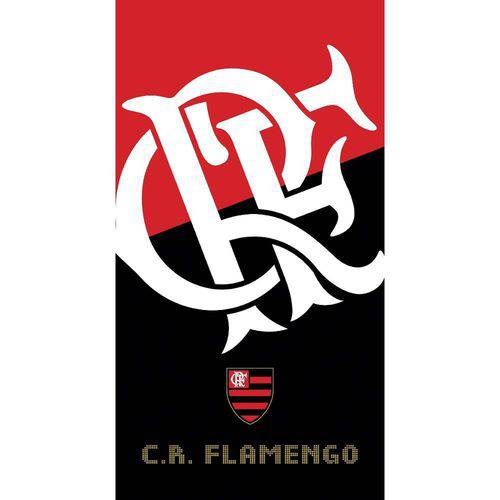 Toalha de Praia Flamengo Crf Buettner - Felpuda