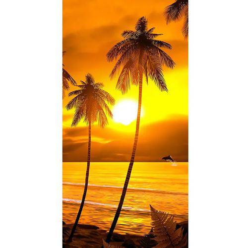 Toalha de Praia Veludo 76 X 152cm Buettner Sunset