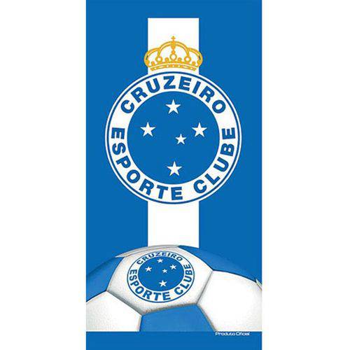 Toalha de Time Buettner Veludo Estampado Cruzeiro