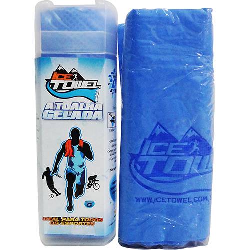 Toalha Gelada Ahead Sports Ice Towel Grande Azul