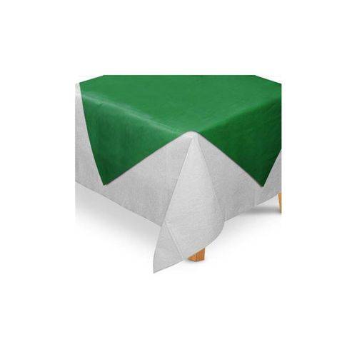 Toalha Lisa Quadrada Tnt Verde Bandeira 70cm X 70cm - 5 Unidades