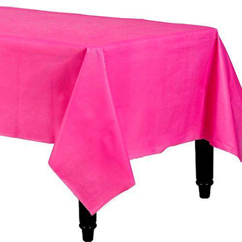 Toalha Plástica Happy Line 1,37 M X 2,74 M Pink