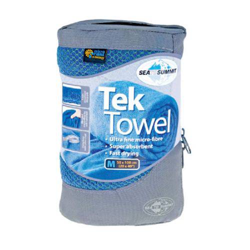 Toalha Tek Towel Ultra Absorvente Azul 801070 Sea To Summit