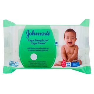 Toalhas Umedecidas Johnson Baby - Toque Sequinho 48 Un