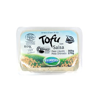 Tofu com Salsa Orgânico 270g - Ecobras