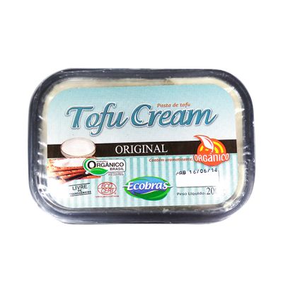 Tofu Cream Original Orgânico 200g - Ecobras
