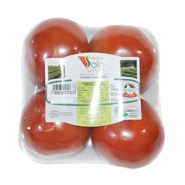Tomate Caqui Organico Solo Vivo 500g Bdj