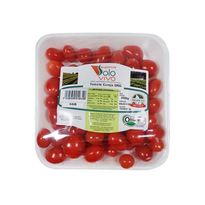 Tomate Cereja Orgânico 250g - Solo Vivo