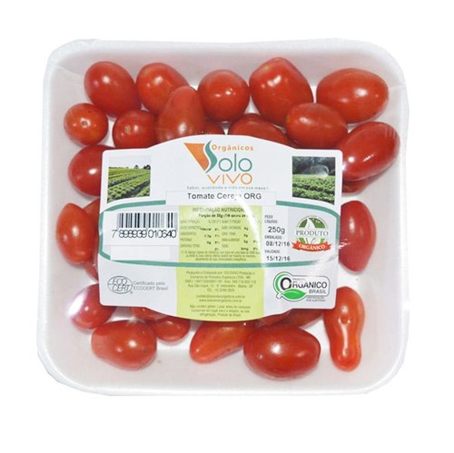 Tomate Cereja Organico Solo Vivo 250g