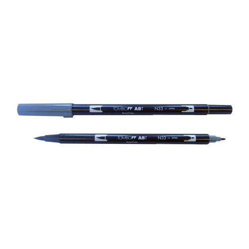 Tombow - Caneta / Pincel Artística Dual Brush - Cool Gray N33