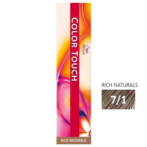 Tonalizante Color Touch 7/1 Louro Médio Acinzentado – 60G – Wella Professionals