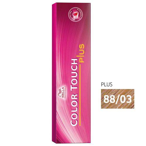 Tonalizante Color Touch Plus 88/03 Louro Claro Intenso Natural Dourado - 60G - Wella Professionals