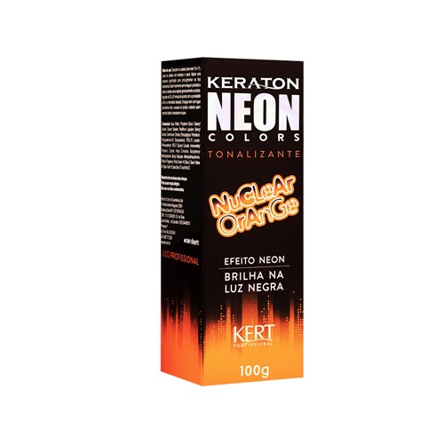 Tonalizante Keraton Neon Colors Nuclear Orange - 100g