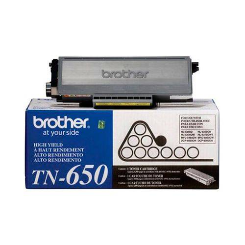 Toner Brother TN650 Preto 8k