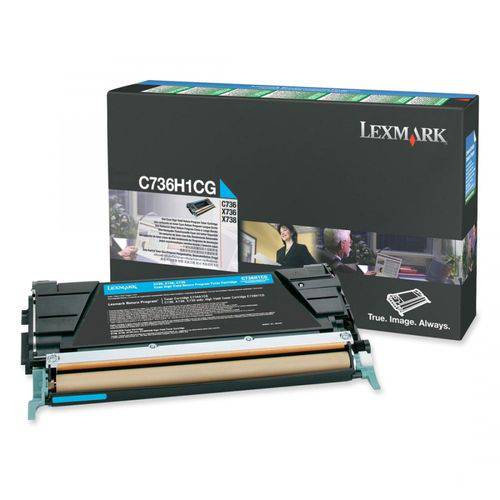 Toner Lexmark C736/x736 Ciano - C736h1cg