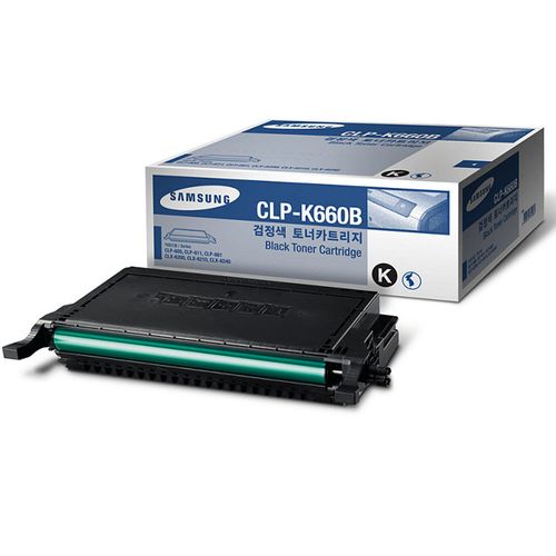 Toner Original Preto CLP-K660B para CLP-660ND/ CLP-610ND Samsung